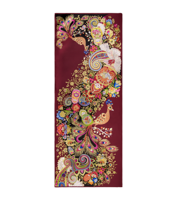 Silk Scarf All-Over Double Face Twill