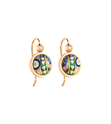 Earrings Cabochon Hanger with Brilliant