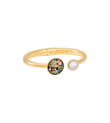 Spring Bracelet with Pearl