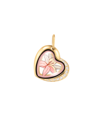 Pendant Heart with Diamonds