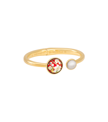 Spring Bracelet with Pearl
