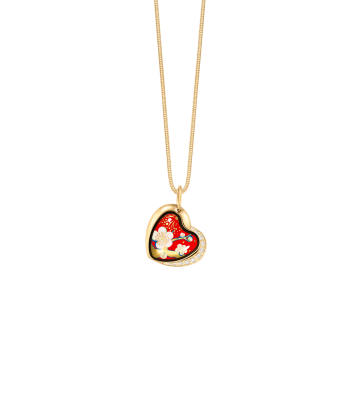 Pendant Heart with Diamonds