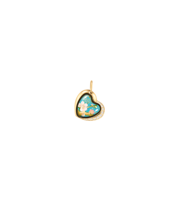 Pendant Heart with Diamonds
