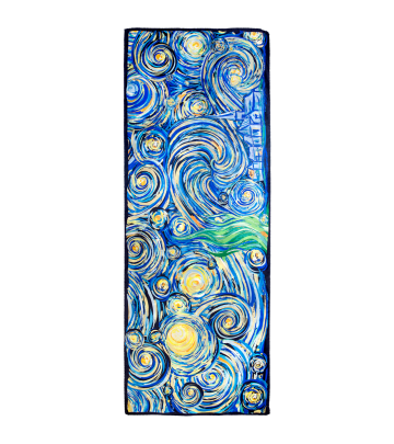 Silk Scarf All-Over Double Face Twill