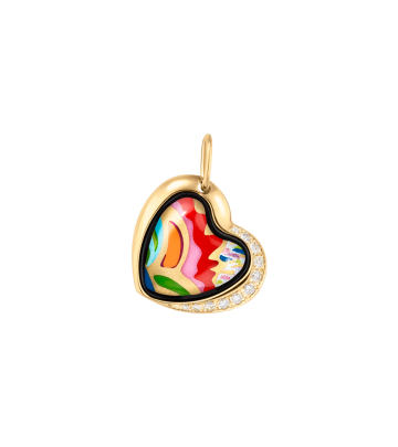 Pendant Heart with Diamonds