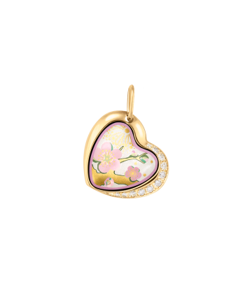 Pendant Heart with Diamonds