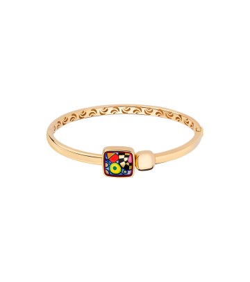 Golden Square Clasp Bracelet