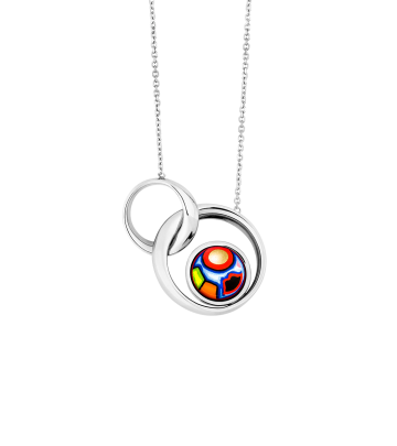 Necklace Little Aurora in white gold