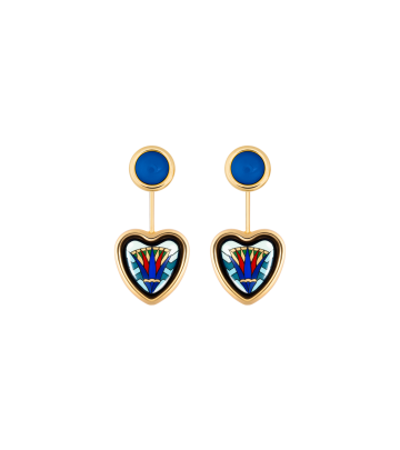 Corazón Earrings with Minicabochon