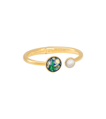 Spring Bracelet with Pearl