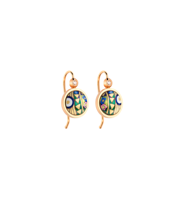 Earrings Cabochon Hanger with Brilliant
