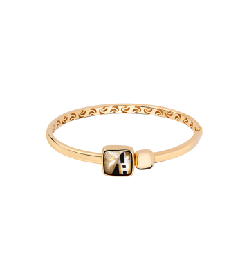 Golden Square Clasp Bracelet