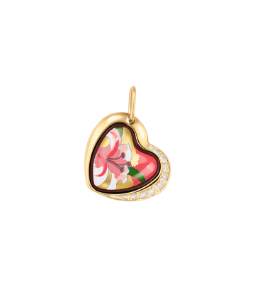 Pendant Heart with Diamonds
