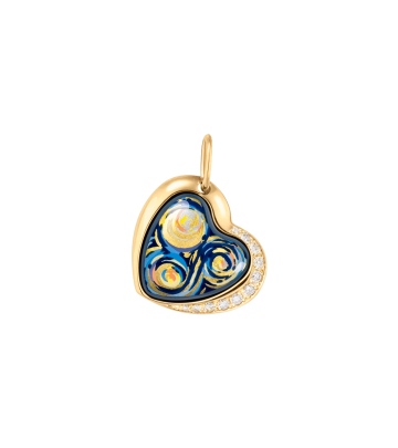 Pendant Heart with Diamonds