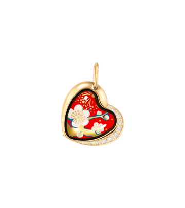 Pendant Heart with Diamonds