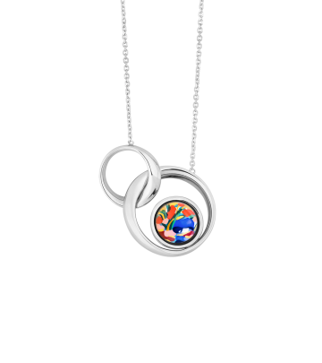 Necklace Little Aurora in white gold