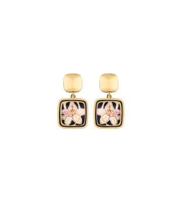 Earrings Golden Square