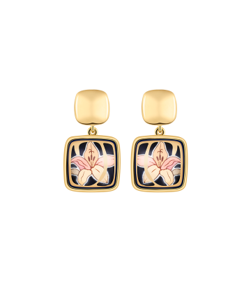 Earrings Golden Square