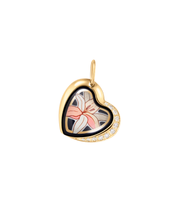 Pendant Heart with Diamonds