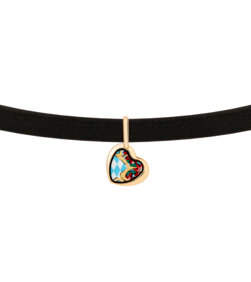 Asymmetric Heart with Choker