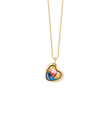 Pendant Heart with Diamonds