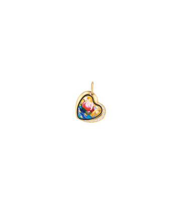Pendant Heart with Diamonds