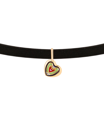 Asymmetric Heart with Choker