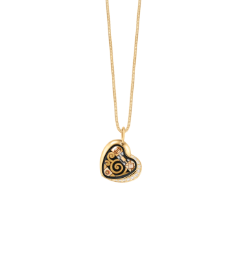 Pendant Heart with Diamonds