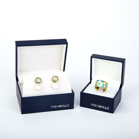Geschenkset L'Amandier Turquoise - Ocean Drops & Diva Ring
