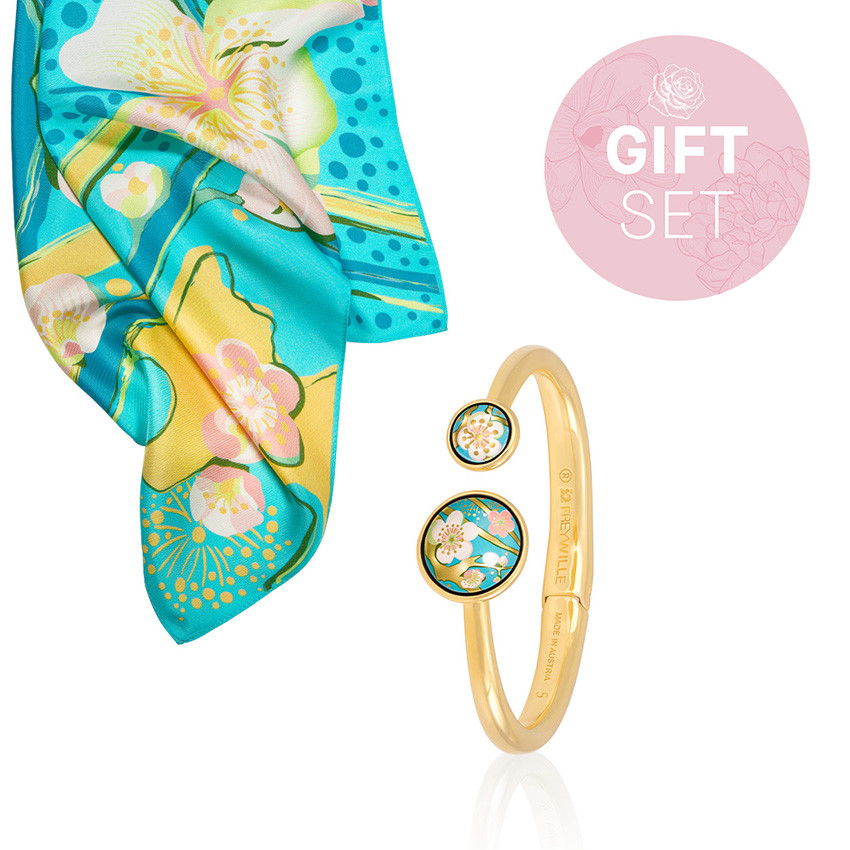 - Bracelet Set L\'Amandier & FREYWILLE - Gavroche Gift Spring Turquoise