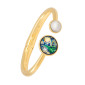 Geschenkset Éternité - Spring Bracelet mit Perle & Monochrome Reifen