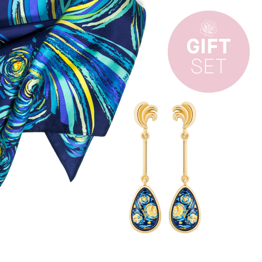 Gift - FREYWILLE & - Gavroche Earrings Set Éternité Almond