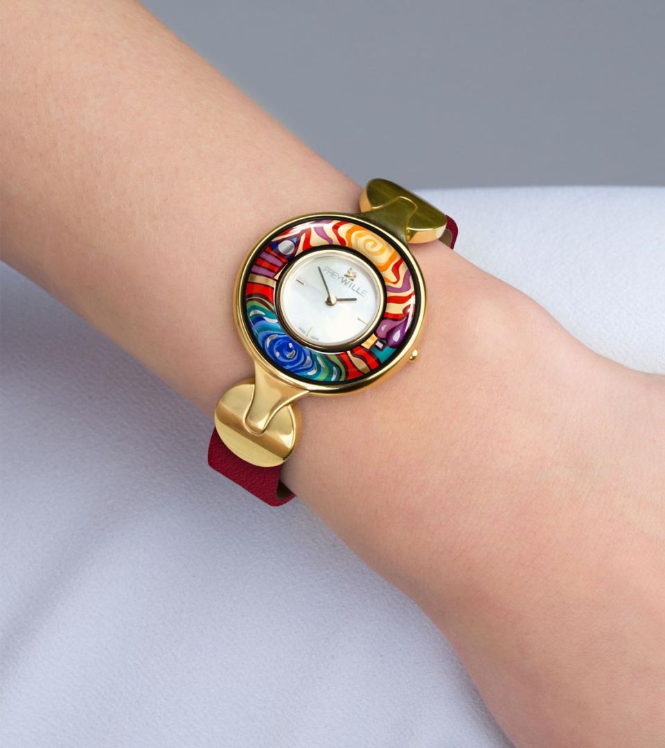 Watch Helena / Calf leather watch strap
