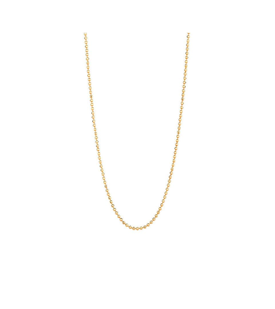 Almond Pendant & Ball Chain