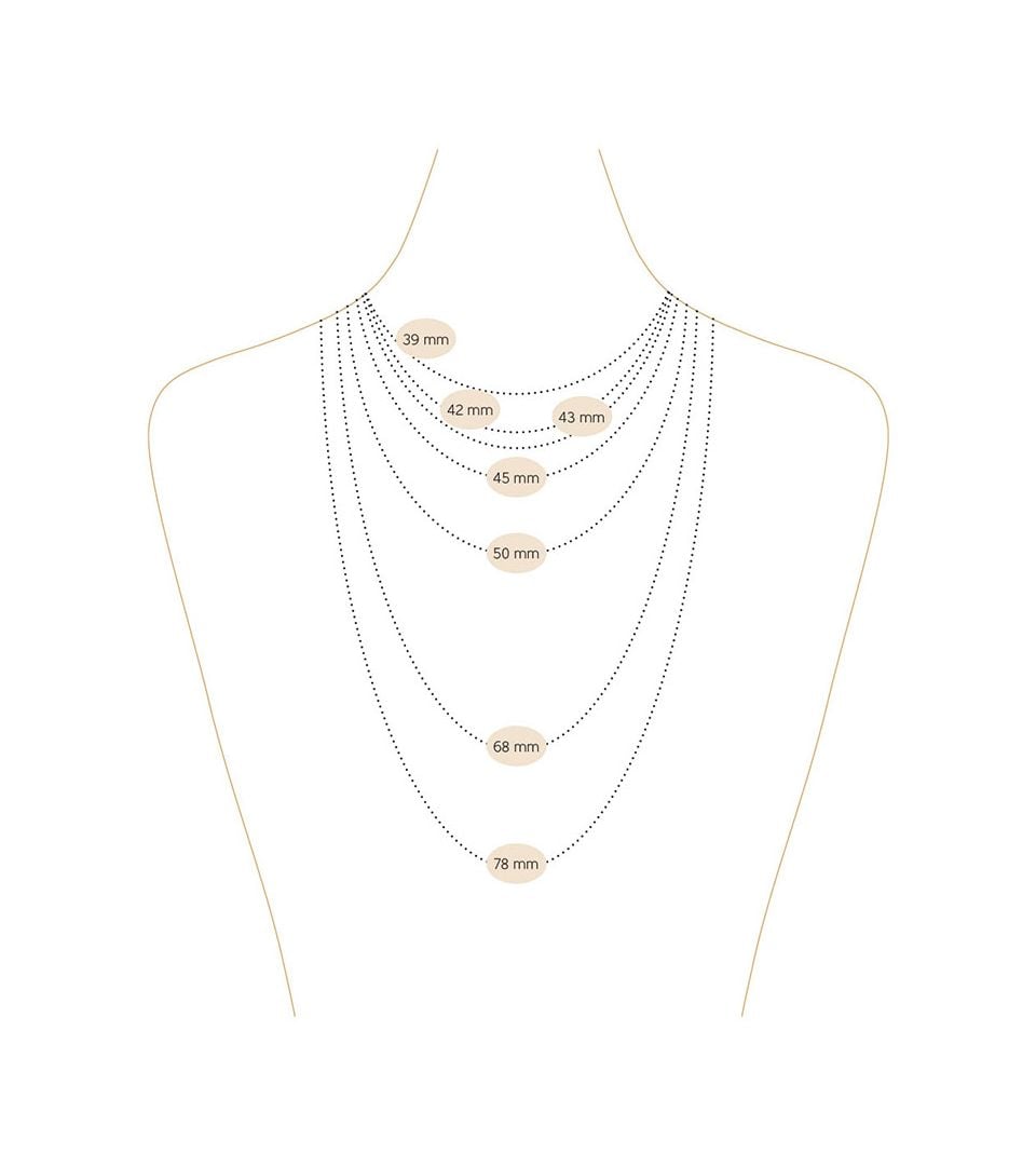 Almond Pendant & Ball Chain