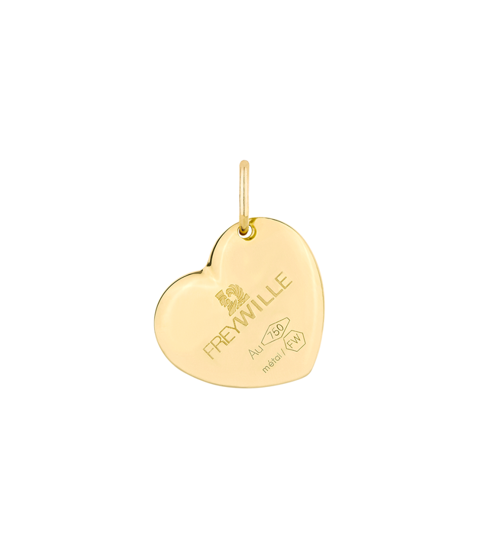 Pendant Heart with Diamonds