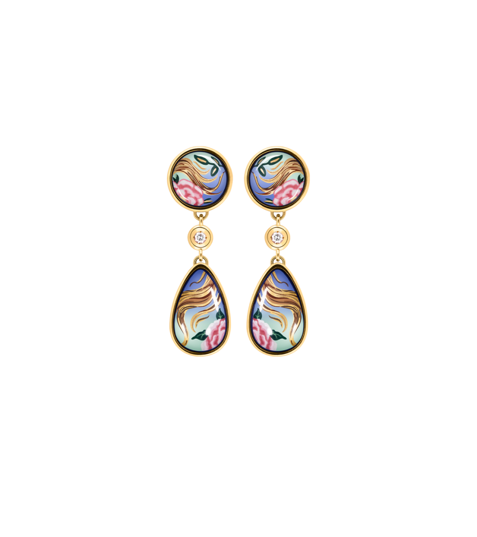 Boucles d''Oreilles Saint Tropez Diamond Drops
