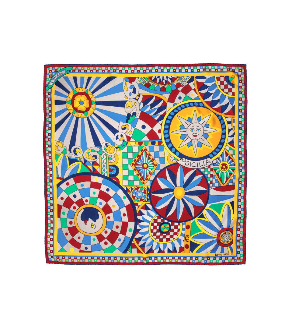 Seidentuch 90x90