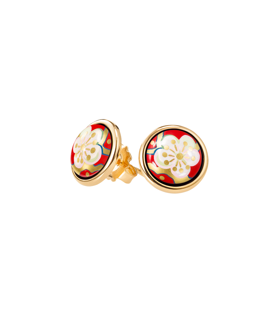 Cabochon款耳环