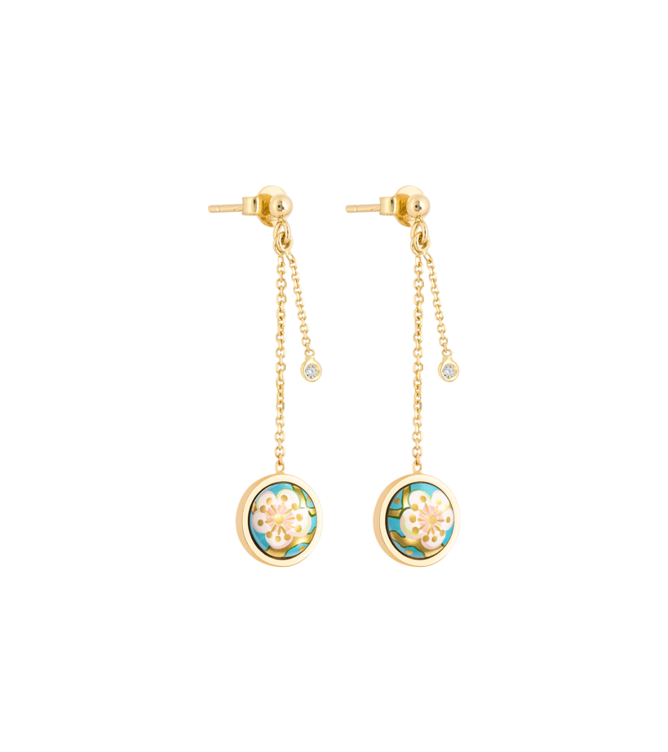 Boucles d''oreilles avec puce Désirée