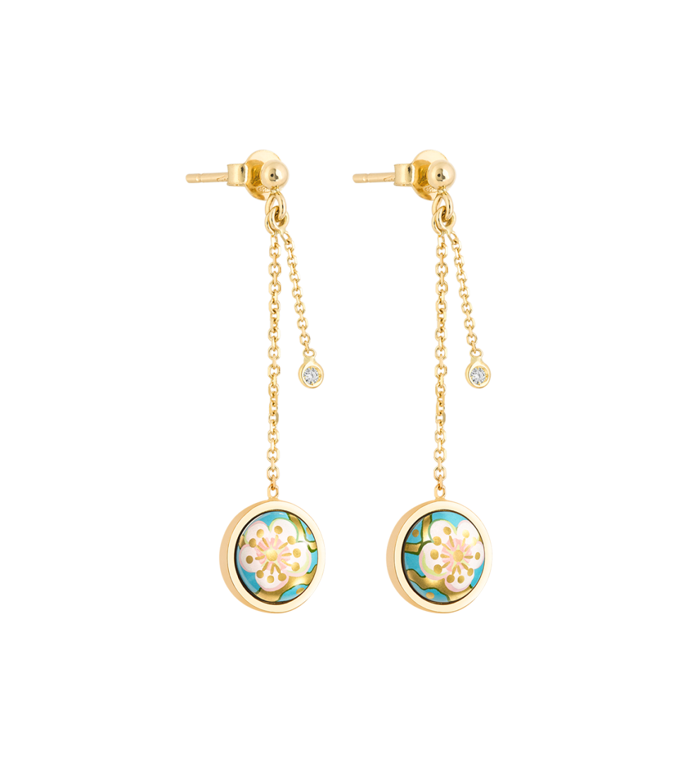 Boucles d''oreilles avec puce Désirée