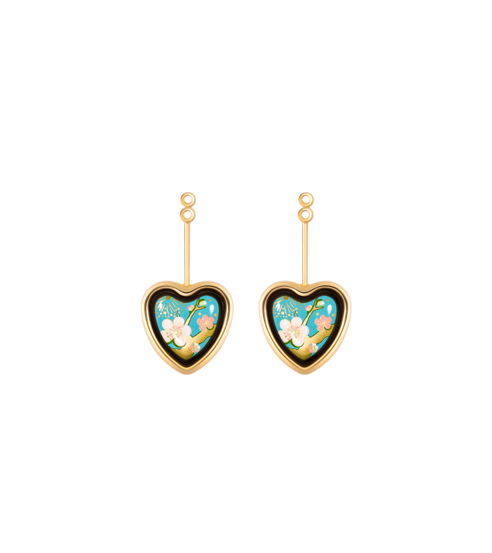 Boucles d’oreilles Corazón avec Minicabochon