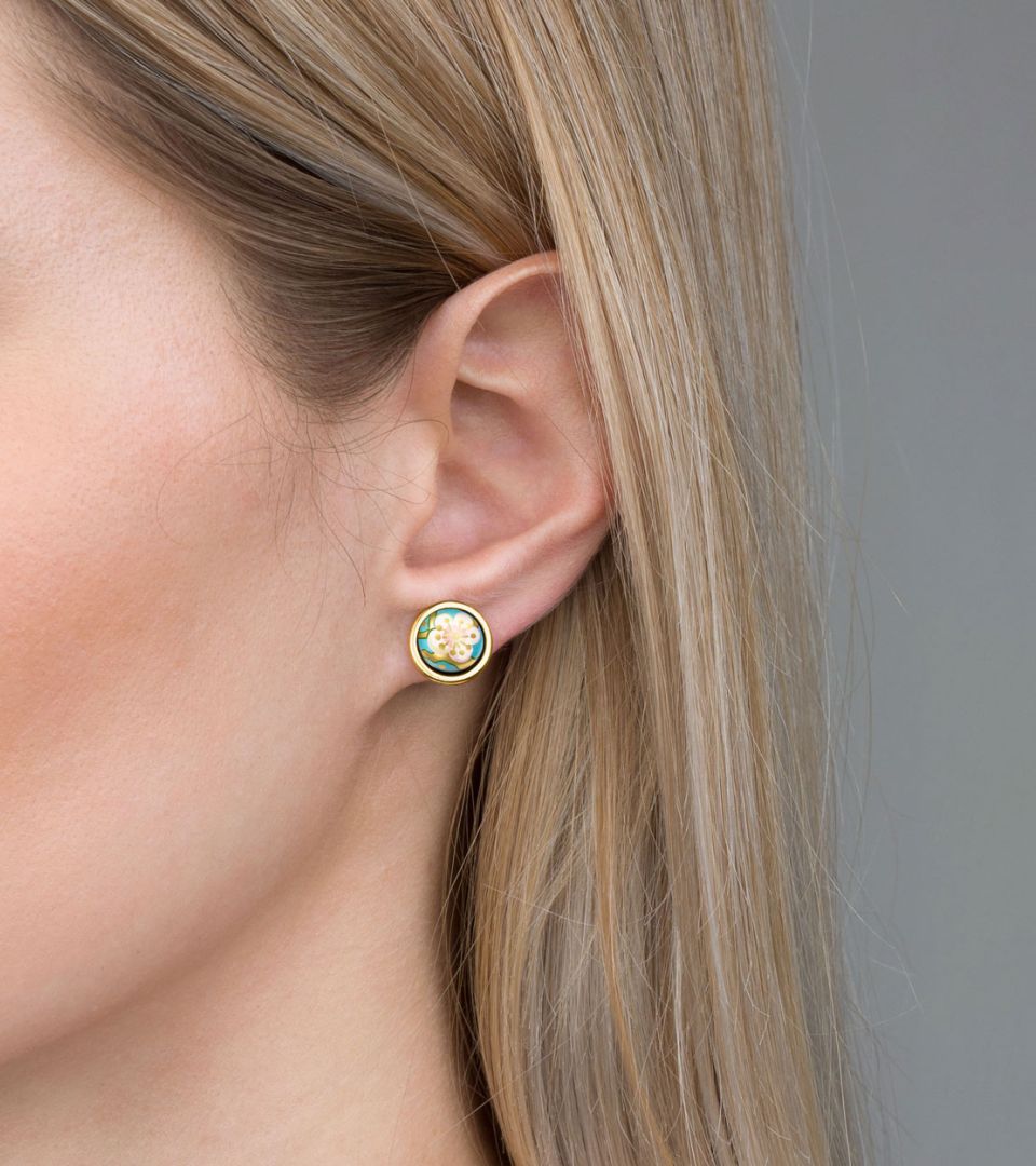 Earrings Cabochon