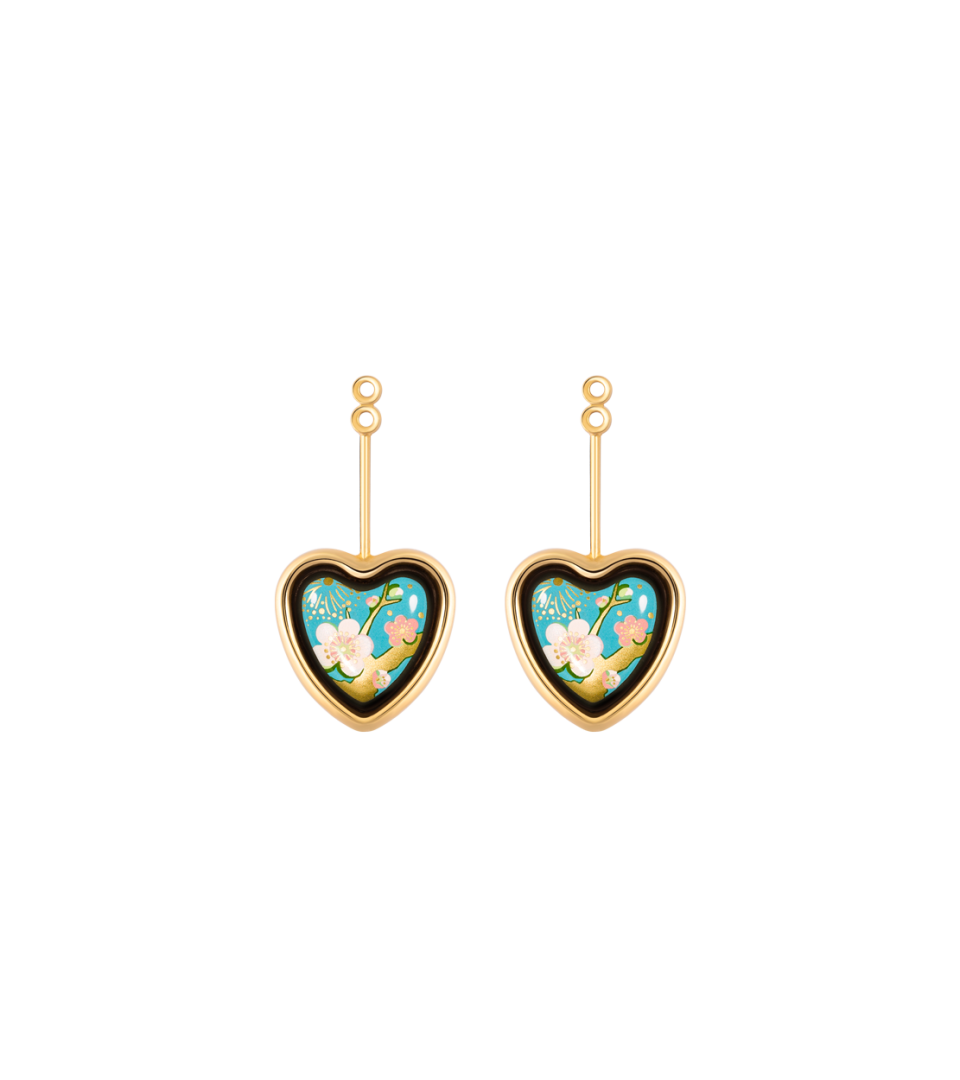 Boucles d’oreilles Corazón avec Minicabochon