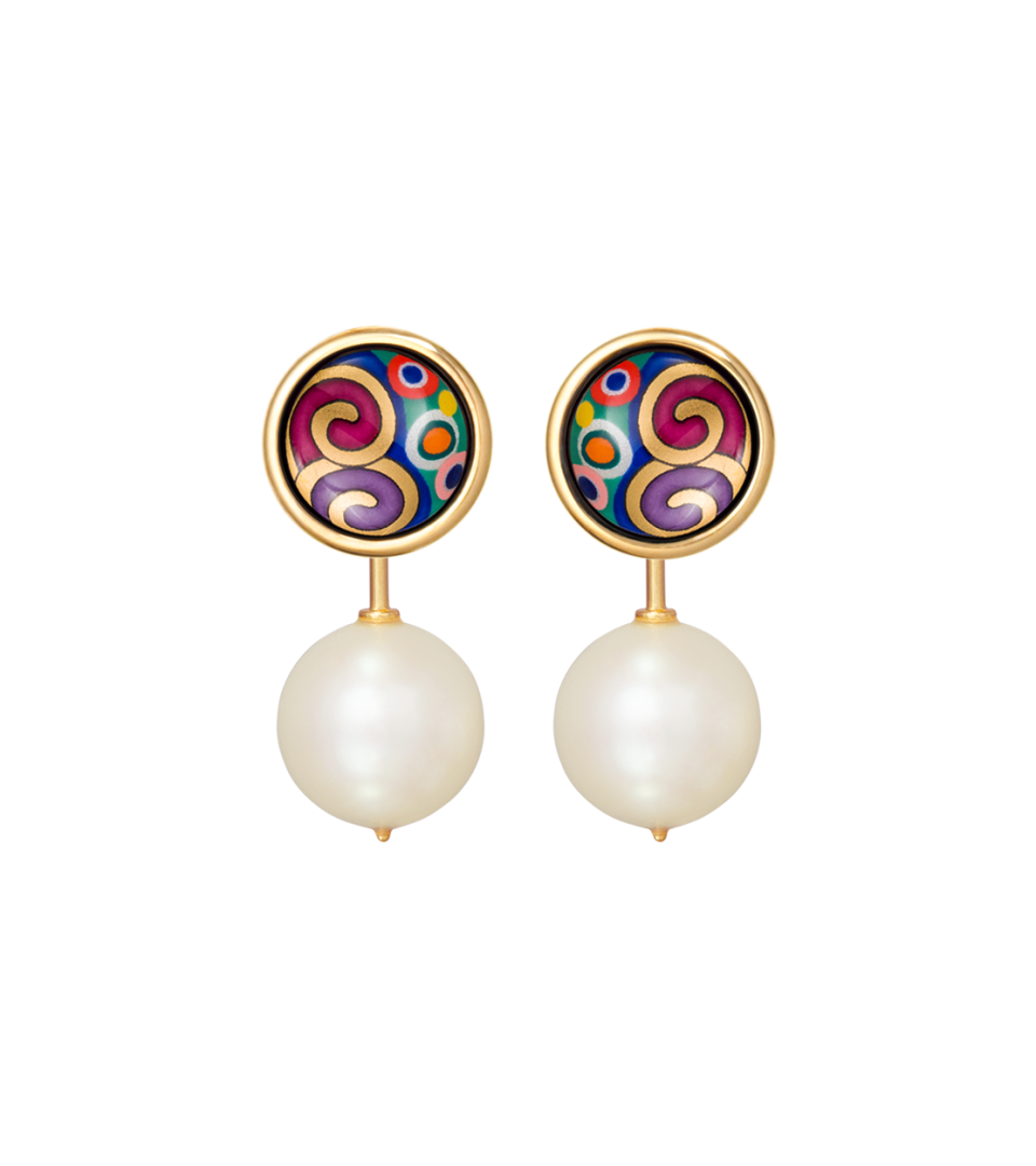 Ocean Drops with Cabochon