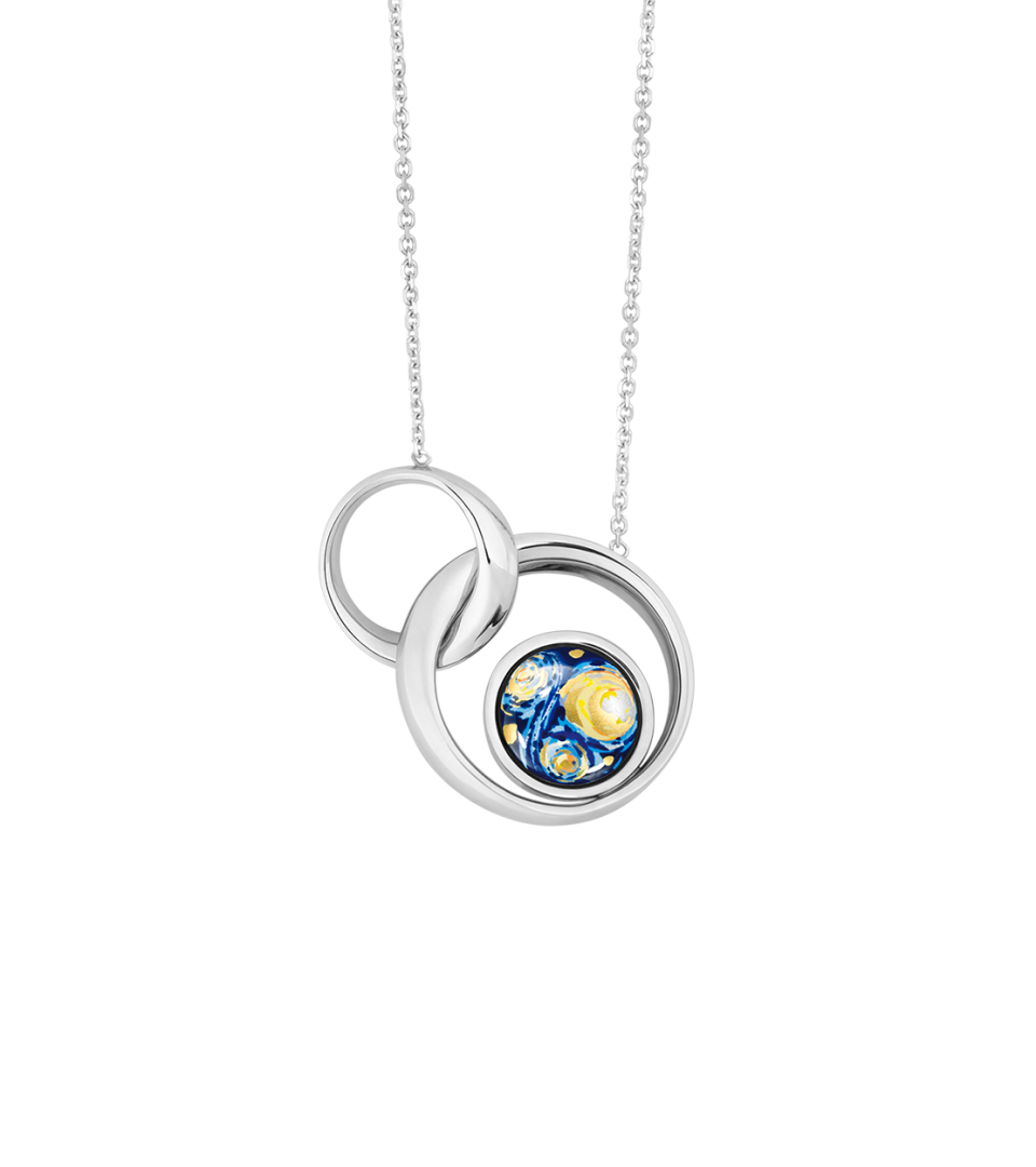 Necklace Little Aurora in white gold