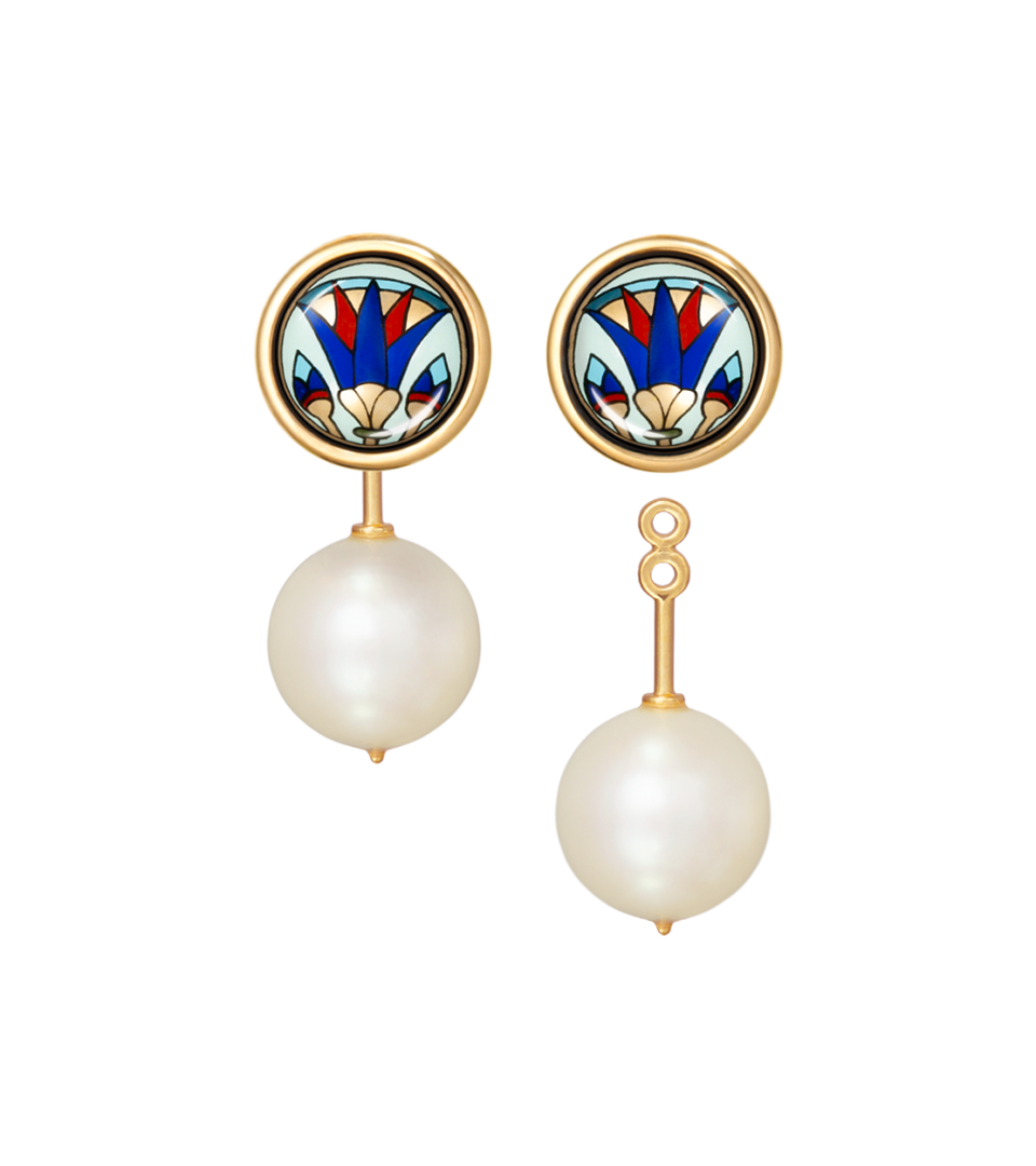 Ocean Drops with Cabochon