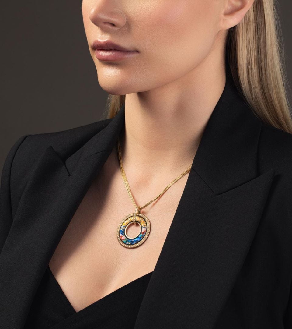 Helena Anhänger mit Diamanten