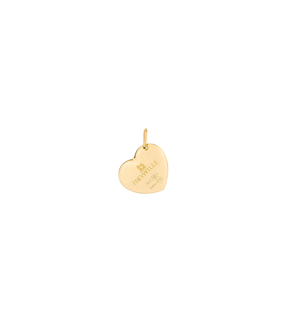 Pendant Heart with Diamonds