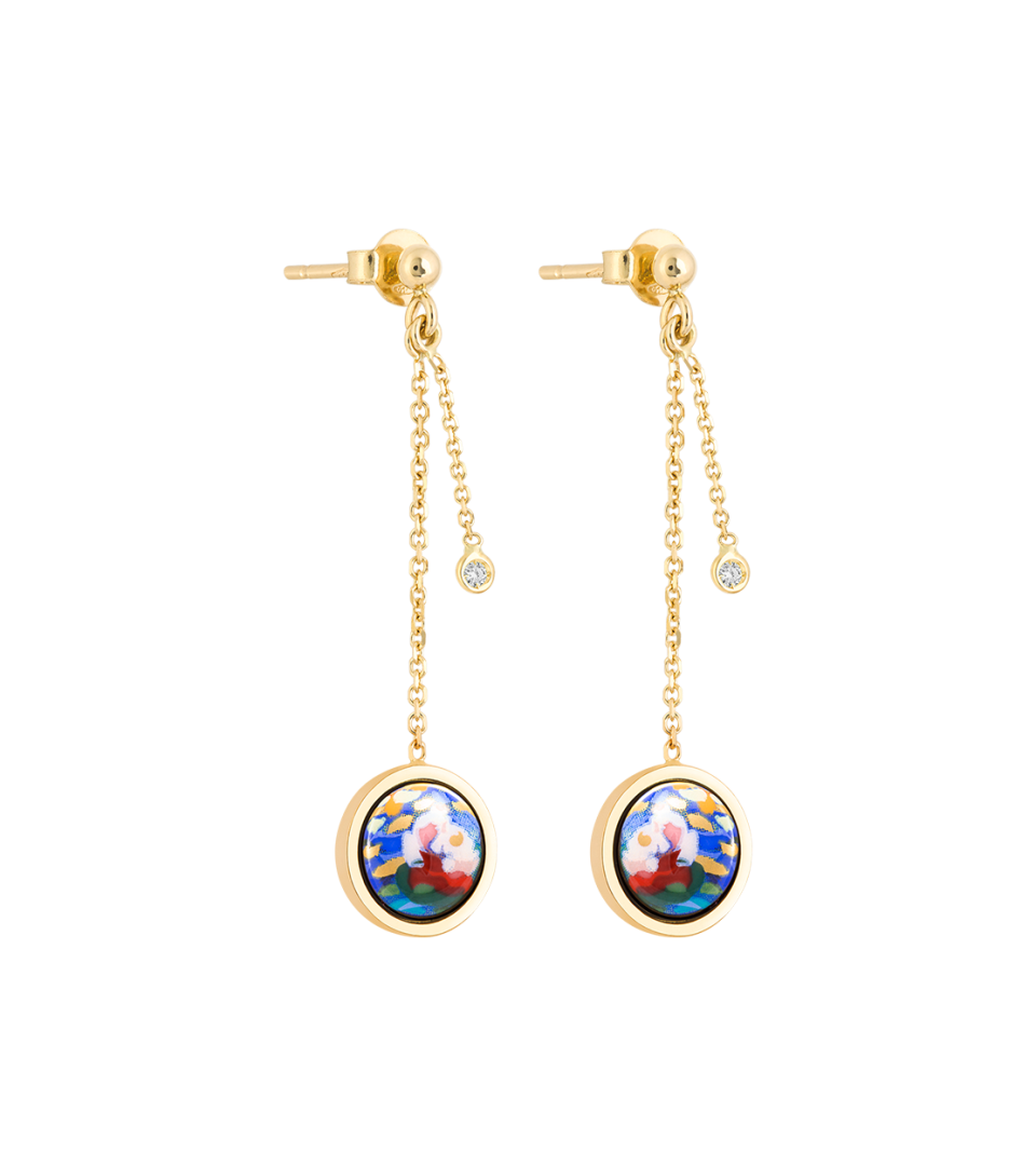 Boucles d''oreilles avec puce Désirée
